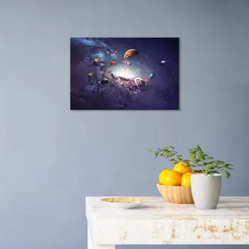 

Space Universe Giclee Painting Wall Art Galaxy Star Astronomical Planet Picture Print on Canvas Drop shipping