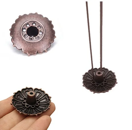 1PCS Lotus Flowers Shape Incense Base Incense Burner Stick Holder Plug Home Decoration Hot Sale