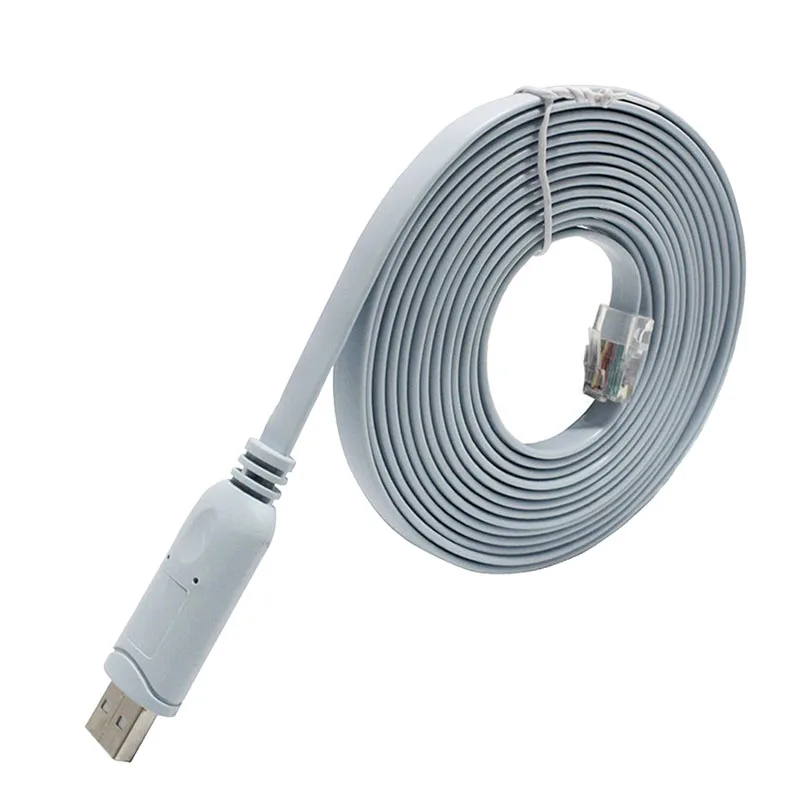Кабель консоли T232 + ZT213 USB2.0 RS232 к RJ45 соединительный кабель Cisco 1 8 м|Компьютерные