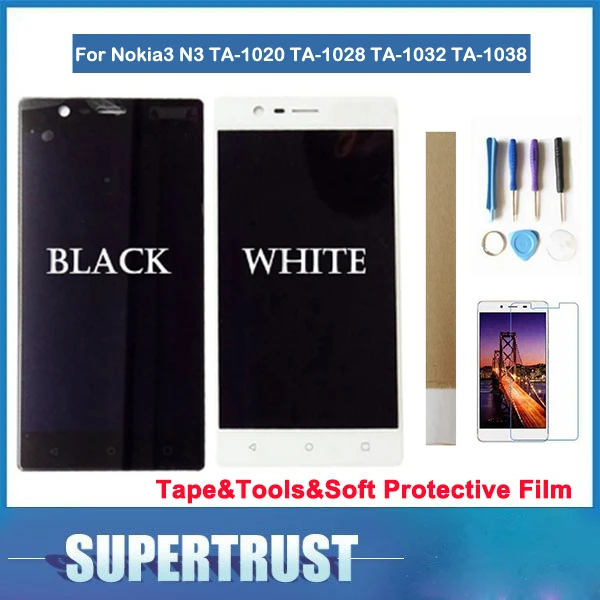 5 0 дюймов для Nokia3 N3 TA-1020 TA-1028 TA-1032 TA-1038 ЖК-дисплей + кодирующий преобразователь