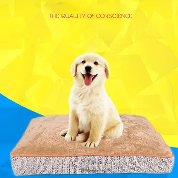

Soft Thicken Puppy Cat Cushion Small/Medium/Large Cat Bed Pet Sofa Mat Comfortable Detachable Resistance to Bite Large Dog Bed