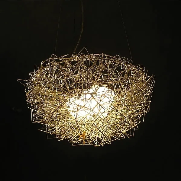 Купить серебро / золотой птичье гнездо + яйца полномочия светильники ...