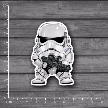 

Star Wars Character Waterproof PVC Laptop Notebook Skin Sticker Car Styling Home decor jdm For kid Toy Suitcase Stickers[single]