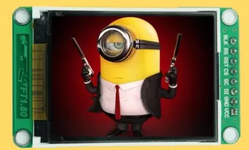 

1.8 inch 8PIN 65K SPI TFT LCD Screen with Adapter Board ST7735 Drive IC STM32F103 160(RGB)*128