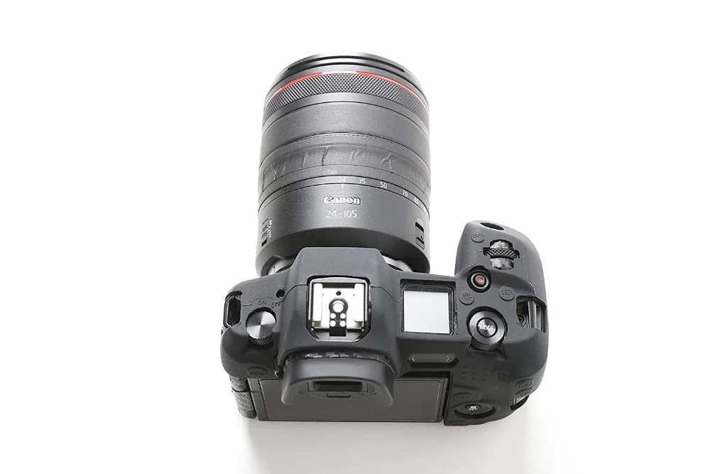 LimitX аксессуары силиконовая кожа брони корпус крышка и 9 H Закаленное стекло протектор экрана для Canon EOS R цифровой камеры