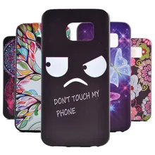 Funny!”Dont Touch My Phone” Soft TPU Case For Samsung Galaxy S6 edge Mobile Phone Rubber silicone Bags Back Cover Cases