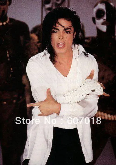 MJ Майкл Джексон Ultimate Collection повязку опасный белый хлопок armbrace панк перчатки для производительности