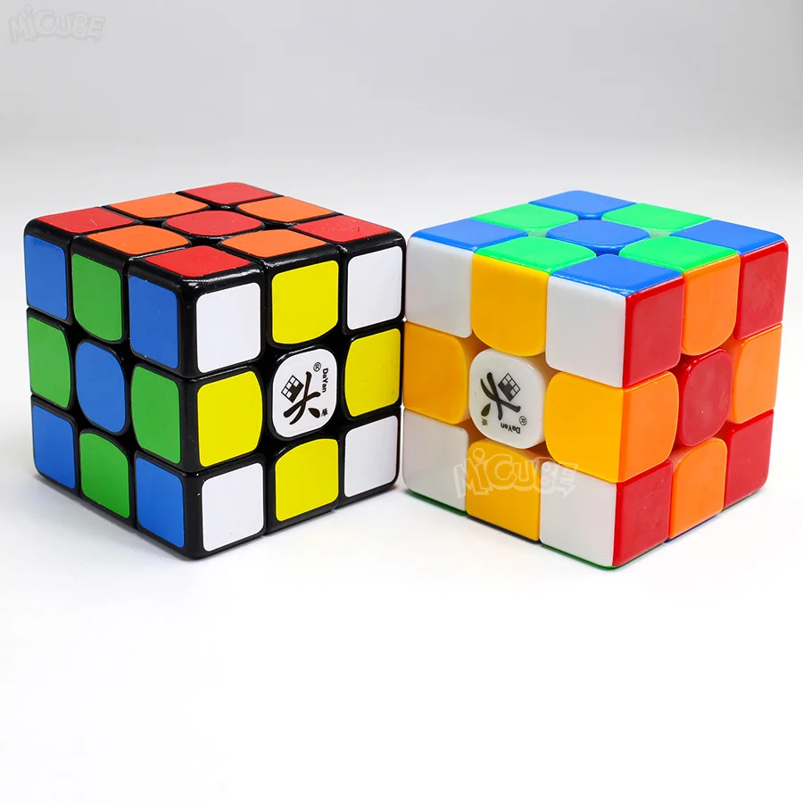 Dayan Cube Zhanchi 2018 57 мм 3x3x3 магический куб скорость Zhanchi57 Cubo Magico 3x3 Professional Stickerless черные игрушки для детей