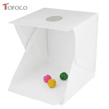 

40x40x40/30x30x30cm Photo Studio Box Photography Backdrop Built-in Light Photo Box Little Items Photography Box Studio Accessori