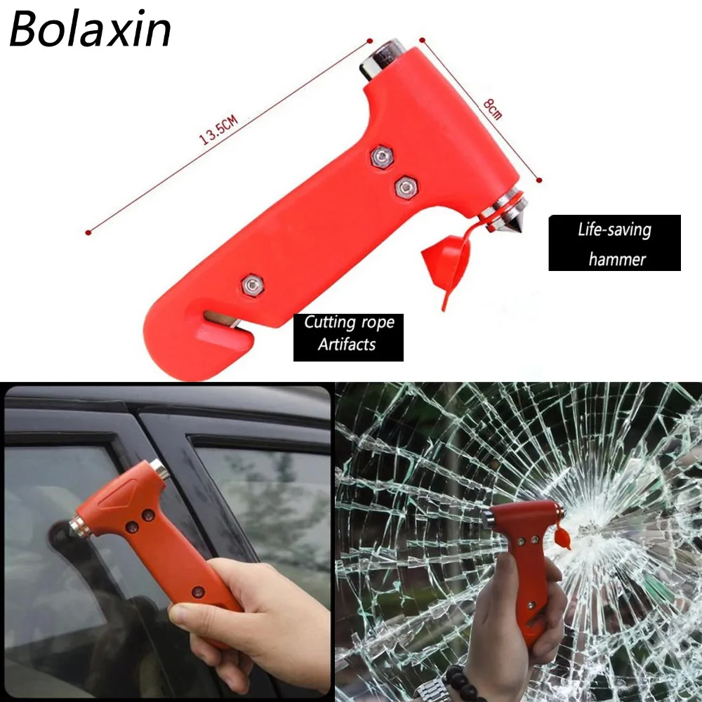 Bolaxin Multi Function Car Safety Hammer Solid Hammer Emergency Hammer