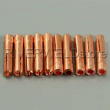 TIG цанги 13N22 1,6 мм 1/1" Fit SR DB PTA WP 9 20 25 TIG сварочный фонарь расходные материалы аксессуары, 10PK