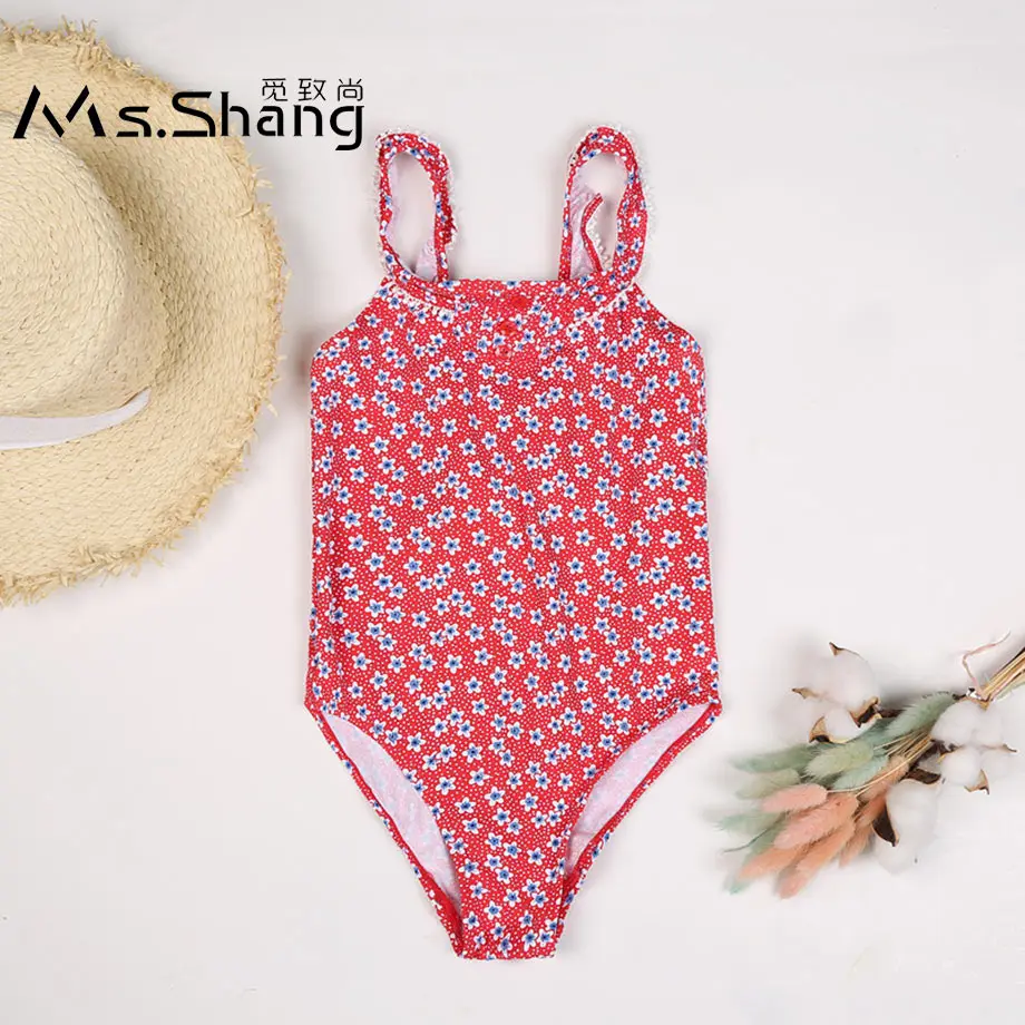 

4-16 Years Floral Baby Girl Swim Wear One Piece Swimsuit Kids Infant Toddler Girl Bathing Suit Print Children Swimming Swimwear
