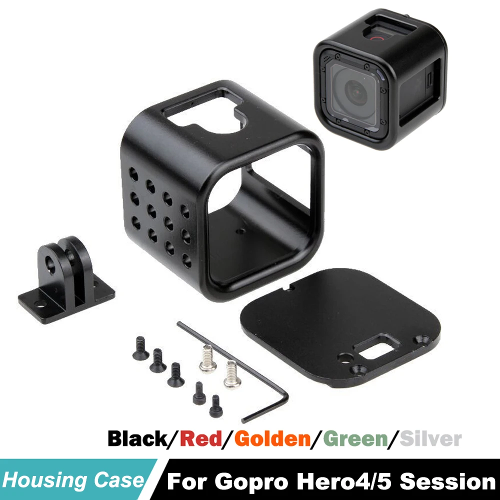 

Protective Frame For GoPro Hero 4 Session Shell CNC Aluminium Alloy Housing Case Cover for GoPro Hero4 Session 4S Sports Camera