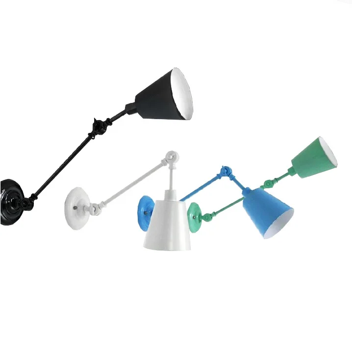 

Ecolight Free Shipping Vintage Industrial Task Wall Light  with Short Swing Arms E14 1 Light 220-240V Wall Sconces