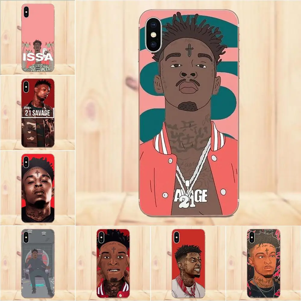 Maerknon окрашенный чехол для телефона 21 Savage хип хоп рэпер певец Issa LG G2 G3 mini spirit G4 G5 G6 K4
