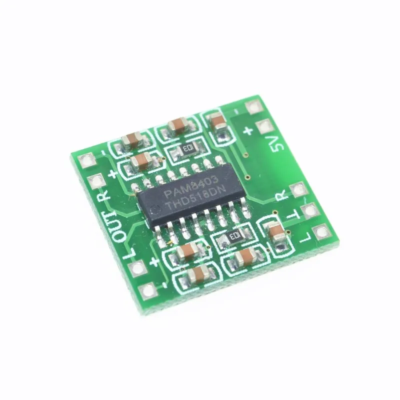 10PCS DC 5V Amplifier Board Class D 2*3W USB Power Mini PAM8403 Audio Module