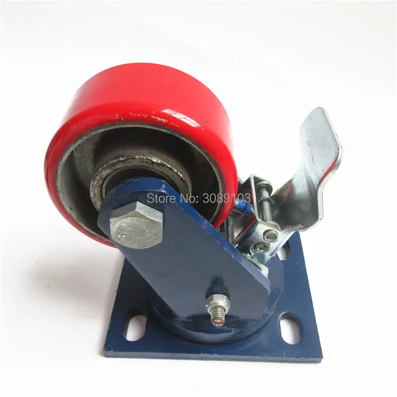 4 шт. сверхмощные двойные шарикоподшипники дюйма 100 мм|cast iron caster|iron casters4 inch casters |
