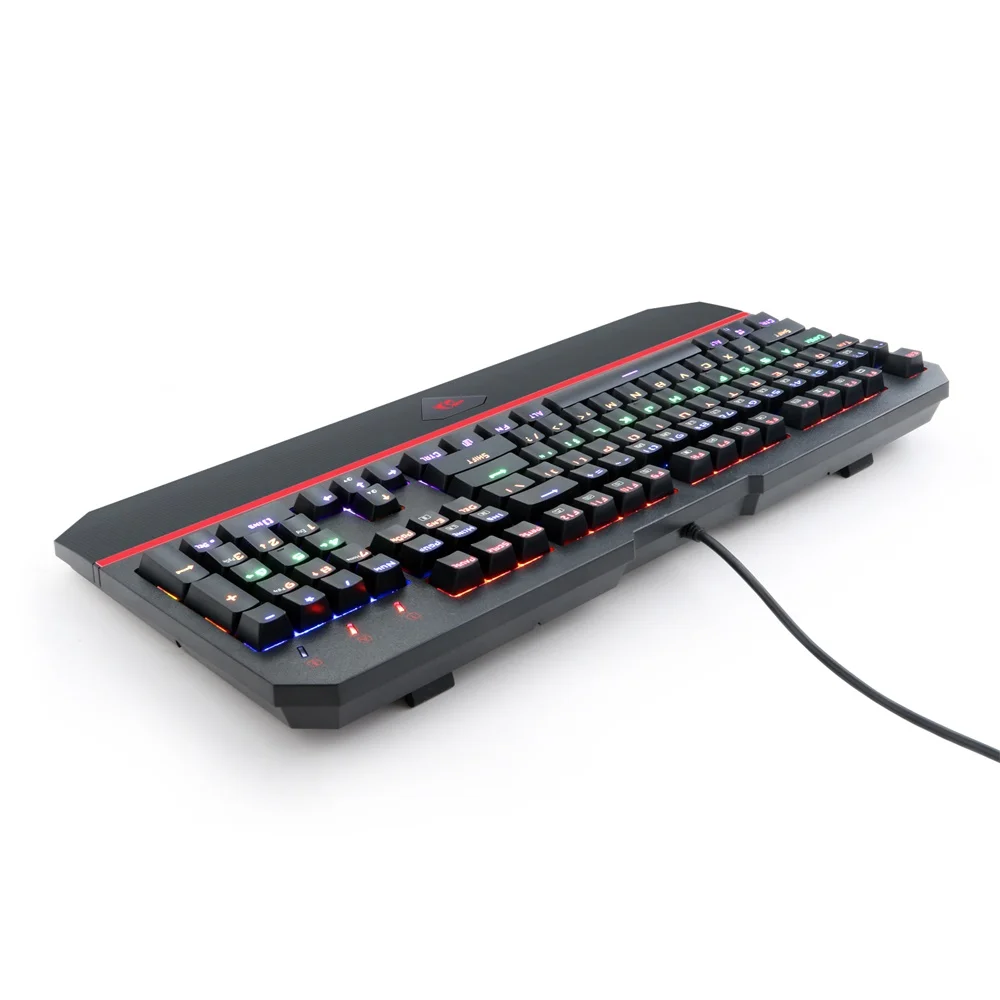 Механическая игровая клавиатура Redragon K558 Радужная светодиодный с подсветкой