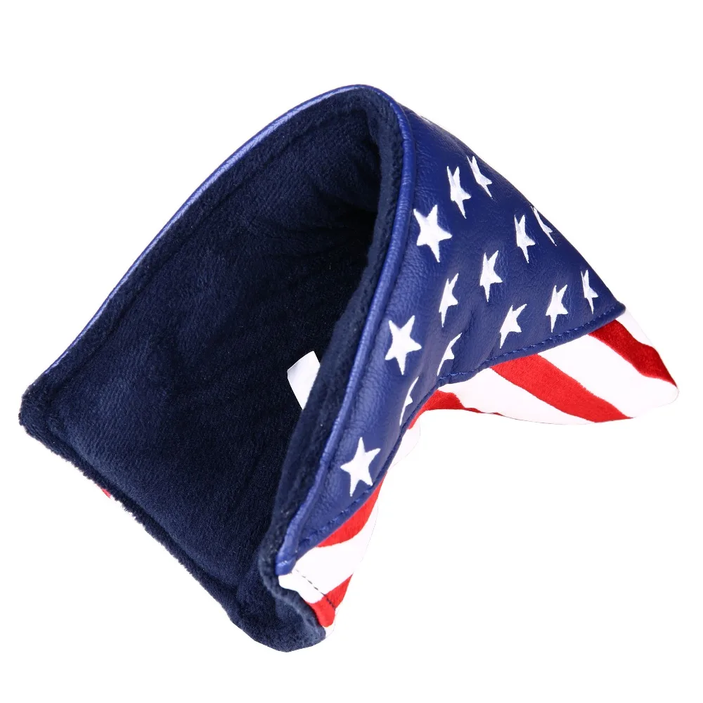1 шт. USA Starts and Stripes Golf Putter Head Cover Blade чехлы с магнитной застежкой|Клюшки для гольфа| |