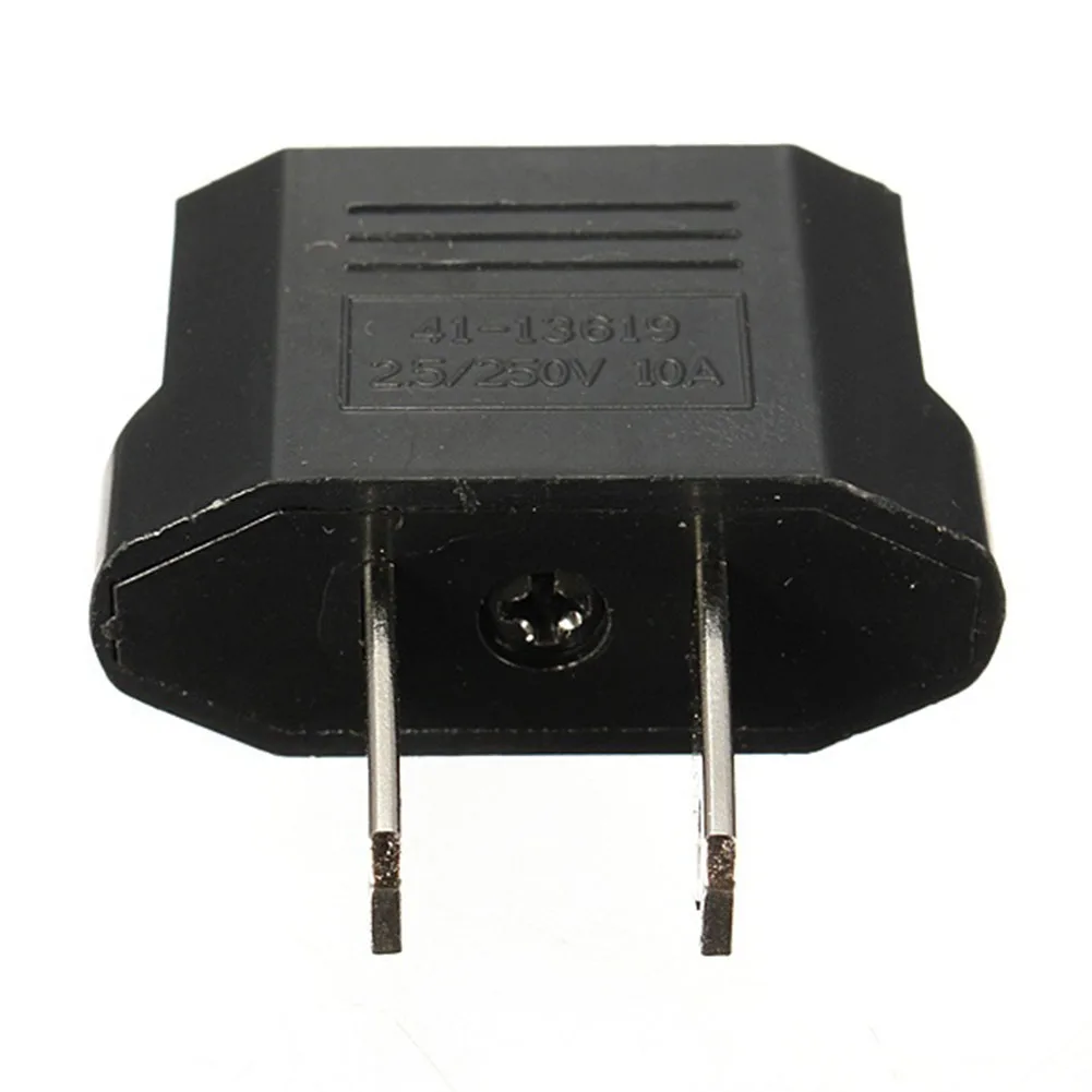 

5pcs US Plug Adapter 2 Flat Pin to EU 2 Round Pin Plug Socket Eletronic USA plug adapter