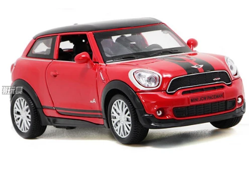 1:32 Масштаб Мини земляк Литой Сплав металлическая модель автомобиля с вытягиванием назад мигающий автомобиль для детей коллекция игрушек - Цвет: Красный