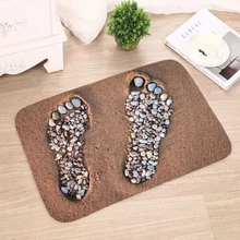 Противоскользящий коврик с рисунком булыжника, кухонные коврики, мультяшный стиль, для гостиной, супер мягкий ковер, для входной двери, водопоглощающий коврик