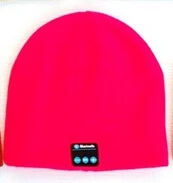 10 шт.! Bluetooth V4.2 Beanie вязаная зимняя шапка для наушников Hands-free Mp3 Спикер микрофон волшебная музыка умная шапка для мальчиков и девочек, мужчин и женщин - Цвет: Красный