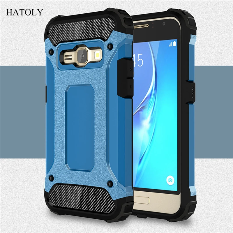 For Cover Samsung Galaxy J1 2016 Case Rubber Armor Hard Phone Case For Samsung Galaxy J1 2016 Cover For Samsung J1 2016 J120F <