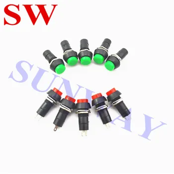 

10pcs / lot 12mm Push Button Switch Momentary 2 Terminals SPST Button 12V for Arcade Game Machine