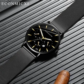 

Fashion Men's Alloy Band Analog Quartz Round Wrist Watch Business Men's watch Wrist Party decoration suit Dress Watch giftS