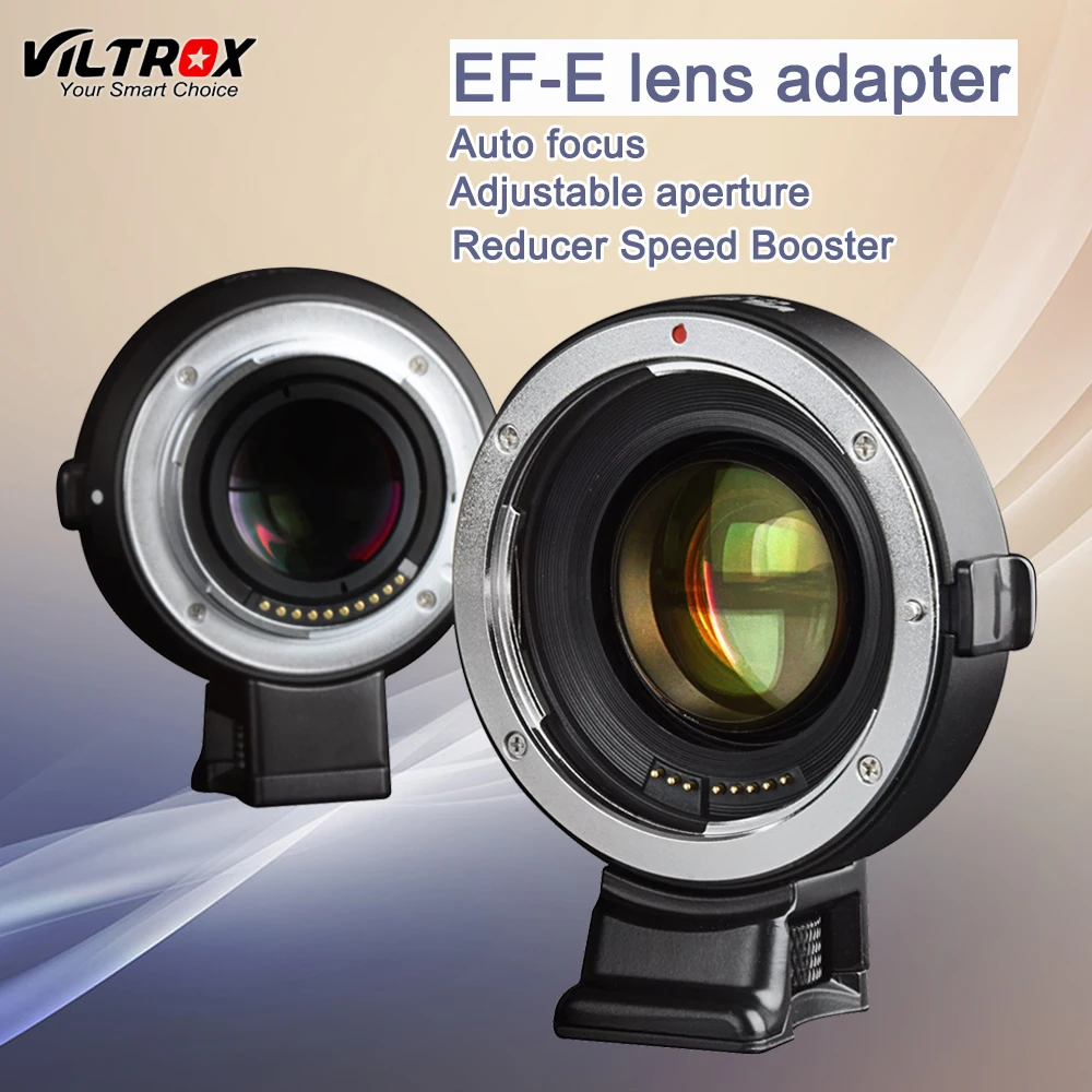Viltrox EF E Auto focus Reducer Speed Booster Lens Adapter For Canon EF Lens to Sony NEX 7 A6300
