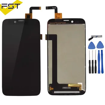 

Black 100% Tested LCD Display For Archos 50 Platinum LCD Display Screen With Touch Screen Assembly+Adhesive Free Shipping