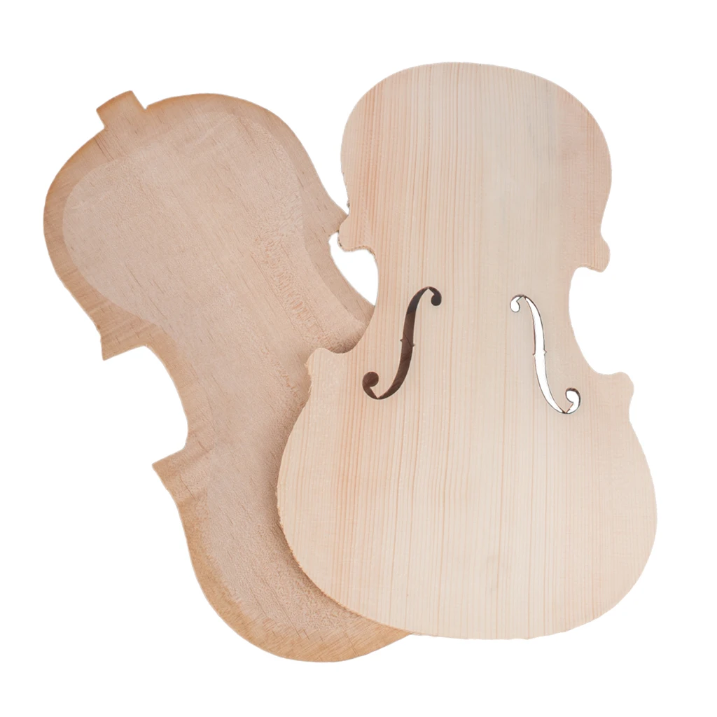 3x2 Piezas De Violín Madera Placa Trasera Delantera 3x2 Piezas De Violín Madera Placa Trasera Delantera