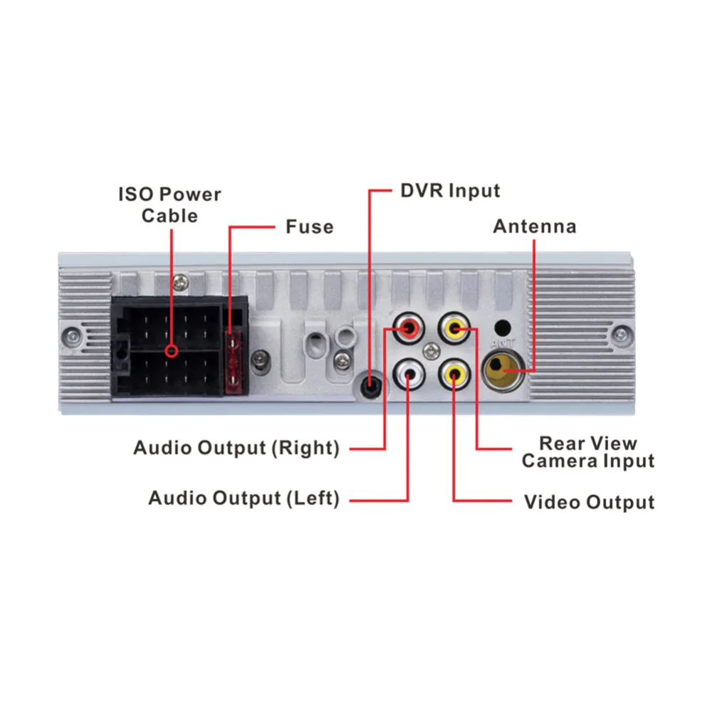 VODOOL " 1Din Bluetooth стерео MP5 плеер FM передатчик магнитола с AUX MP3 музыкальный медиаплеер изображение при движении задним ходом с пультом дистанционного управления Управление