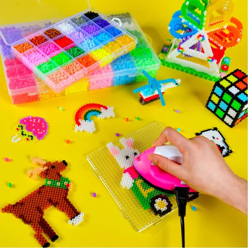 

500 pcs pack 5mm Hama Beads/ Perler Beads Diy Intelligence Educational Toys Craft Puzzles