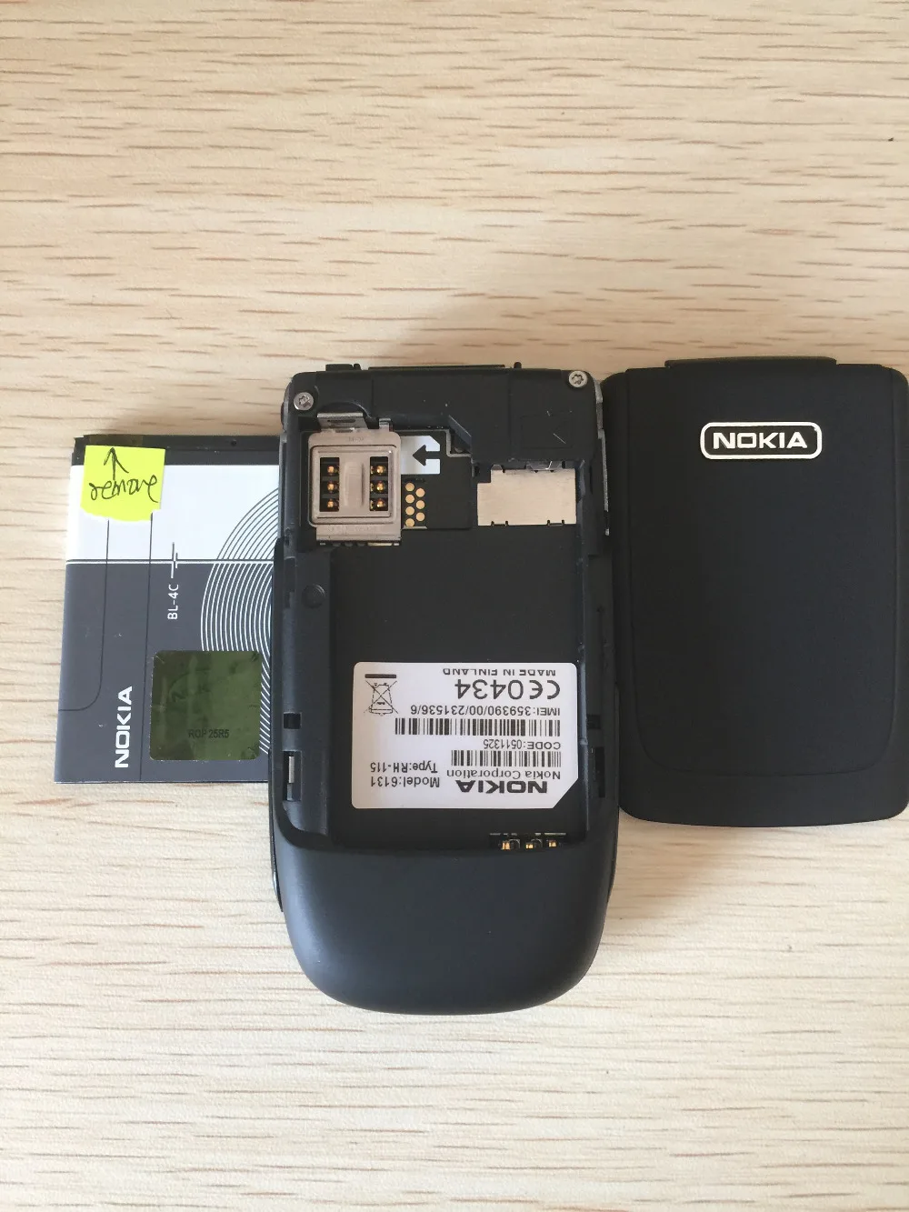 nokia 6131 refurbished original mobile phone nokia 6131 cheap gsm camera fm bluetooth good quality phone free shipping