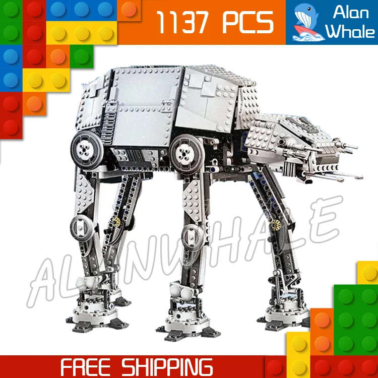 

1137pcs Space Wars New 05050 Motorized Walking AT-AT DIY Model Building Blocks Toys Gifts Compatible with Lego