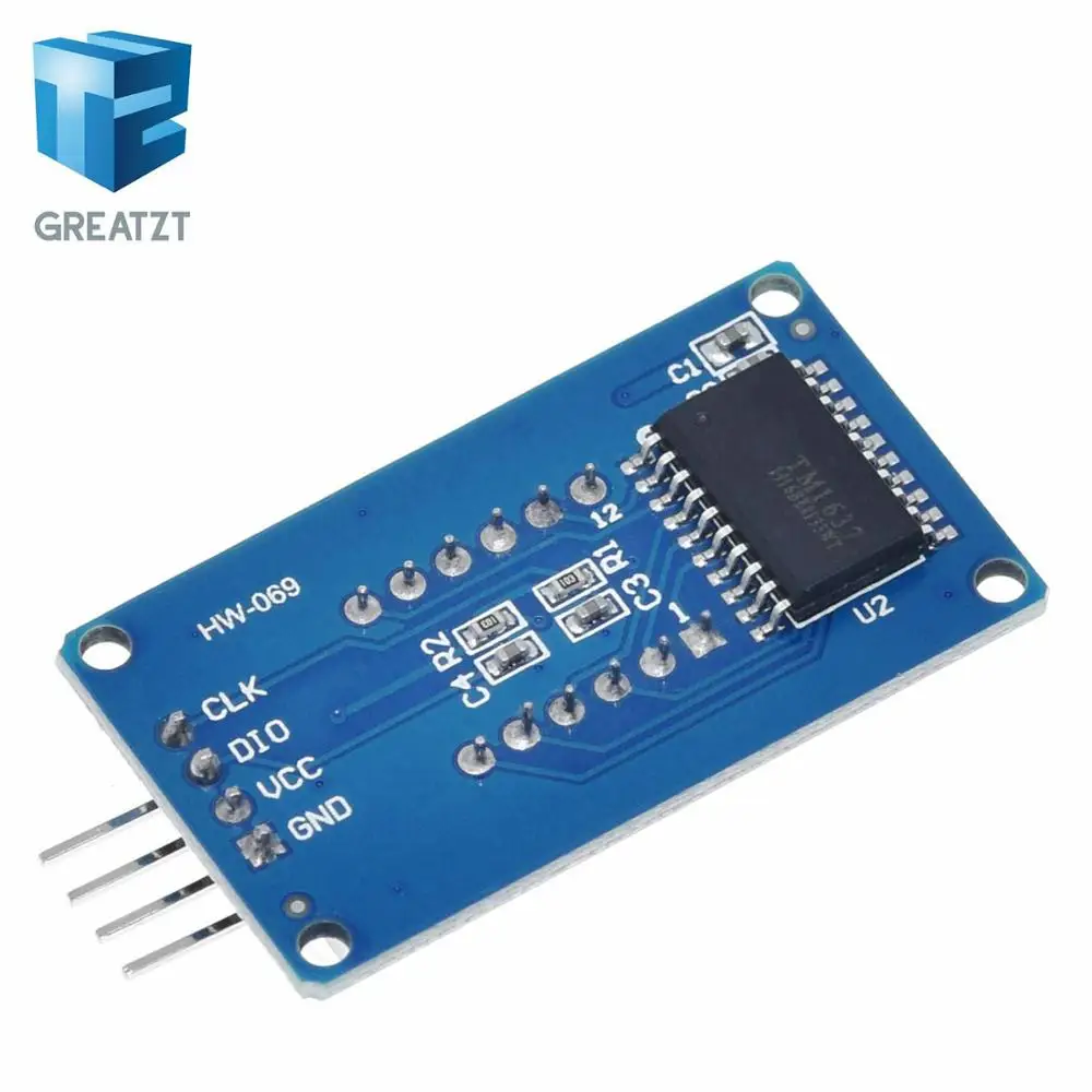 Модуль светодиодного дисплея TM1637 для Arduino 7 сегментов 4 бита 0 36 дюйма часы с