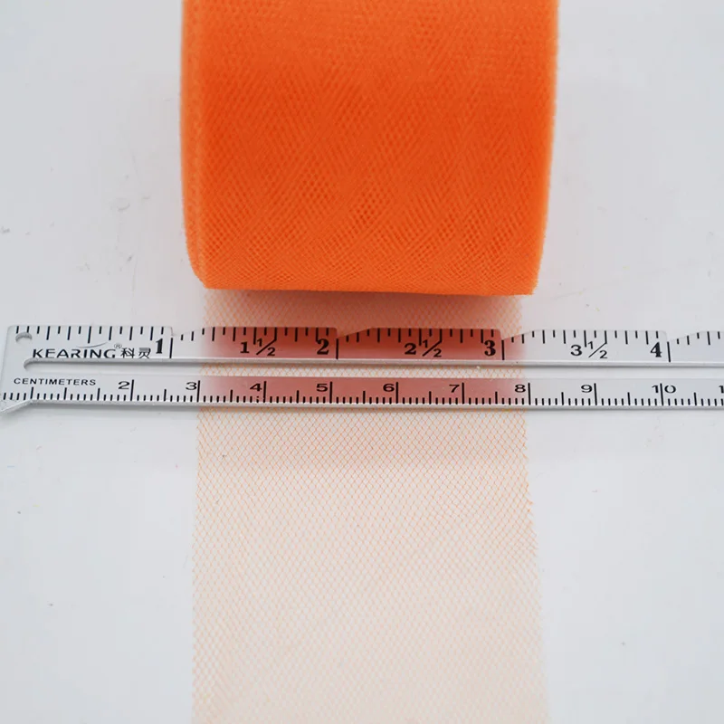 22m/lot 2" 5cm Shiny Tulle Roll Spool Fabric Tutu Skirt Chair Sash Bow Table Runner  Wedding Baby Shower Party Decorations