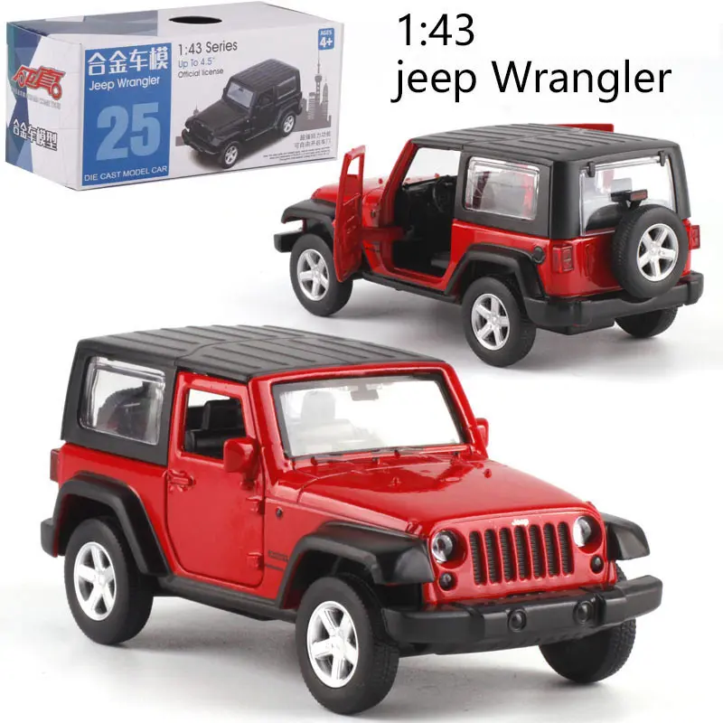 CAIPO 1:42 Wrangler Alloy pull-back vehicle model Diecast Metal Model Car For Boy Toy Collection Friend Children Gift