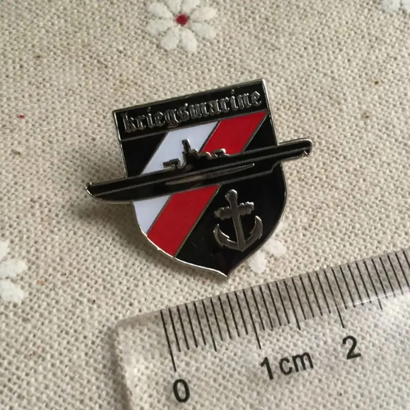 10pcs wholesale WW2 German Military Army U Boat Pins and Badges Soft