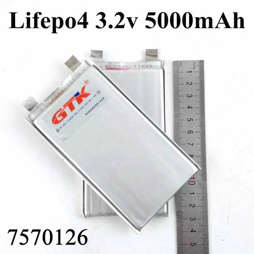 4 шт. 3 2 В lifepo4 5Ah ячейка 5000 мАч для упаковки diy 12 батарея электрические инструменты