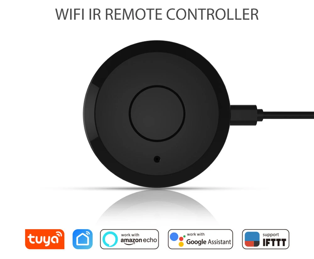 Smart ПДУ голос Управление Alexa Google Assistant TUYA Универсальный 360 градусов домашней автоматизации WiFi+ ИК-умному»