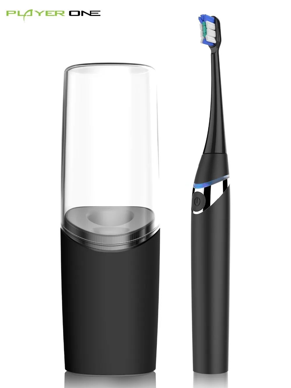 

Rechargeable UV Sterilization Electric Toothbrush,Travelling cup,USB charge with Type_C, 4 Optional Modes, Built-in Auto Timer
