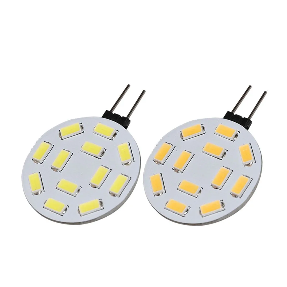 JYL 2 шт. яркий G4 6 12 15 24 SMD 5730 светодиодный лодочный Точечный светильник, домашняя лампа, чистый белый 0,8 Вт 1,2 Вт 2 Вт 3,1 Вт теплый белый 360лм