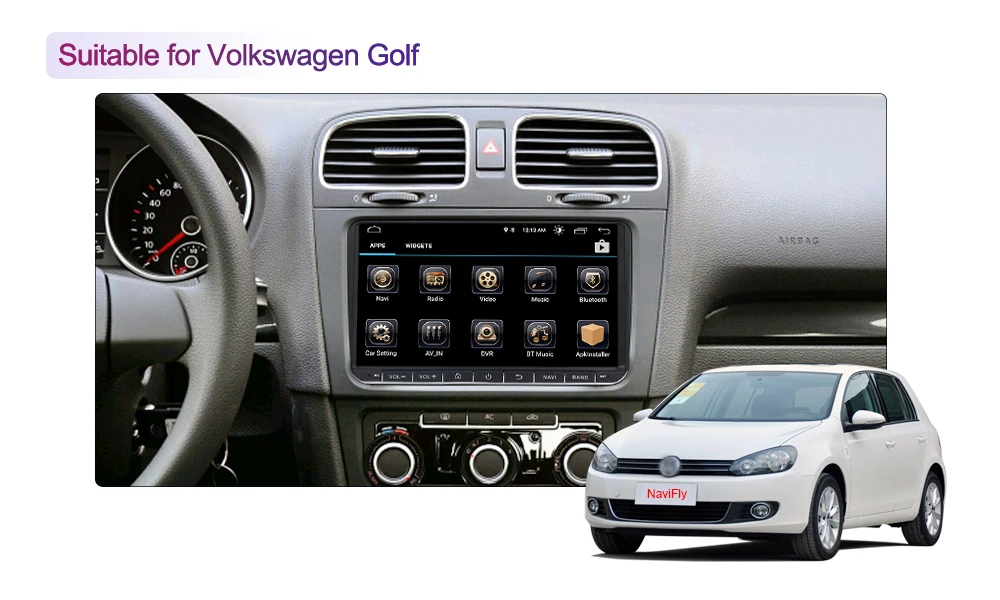 MEKEDE Android 8,1 автомобильный gps-навигация, dvd-плеер для golf 4 golf 5 6 touran passat B6 caddy transporter t5 polo