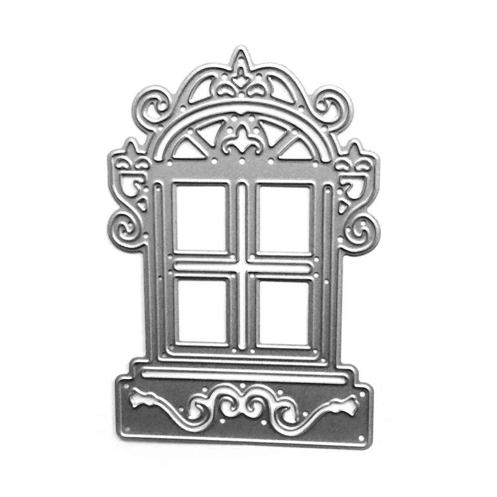 Retro Doors Windows Frame Cutting Dies For Scrapbooking Stencils DIY