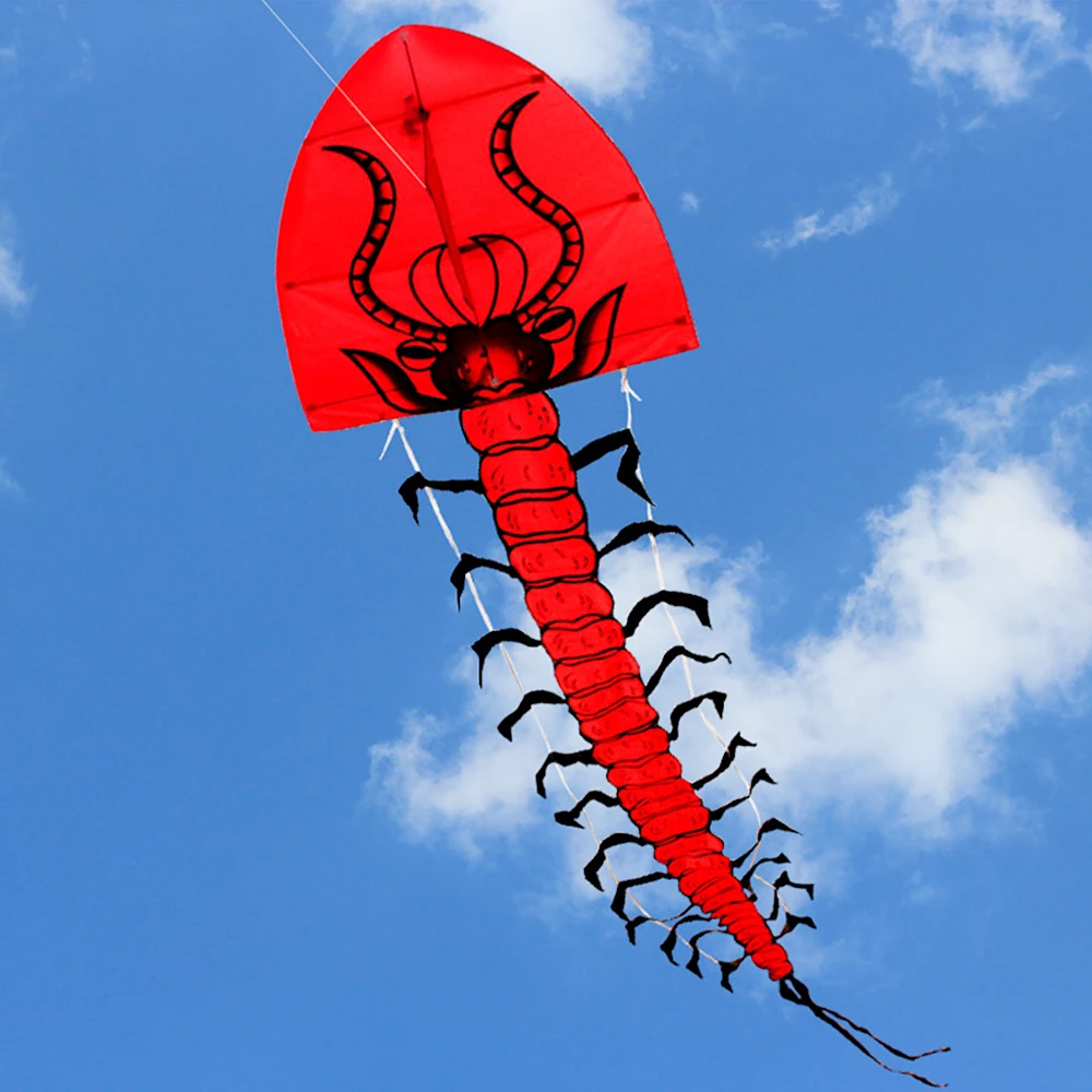 

7M Giant Centipede Kite Single Line Flying Kite Outdoor Sports Fun Toy with 30M Line Easy Flying Kite Beach Outdoor