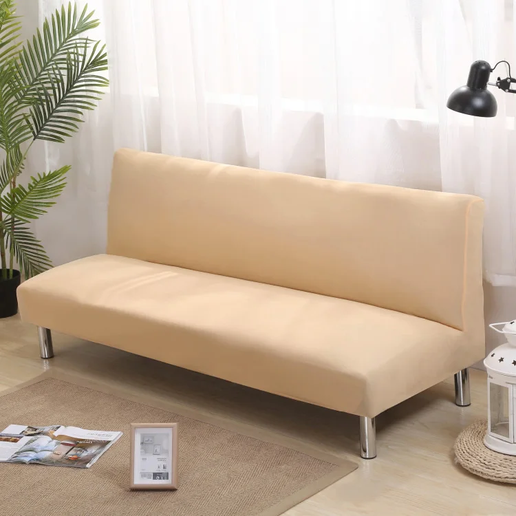  Universal Armless Sofa Bed Cover Folding seat slipcover Modern stretch covers cheap Couch Protector