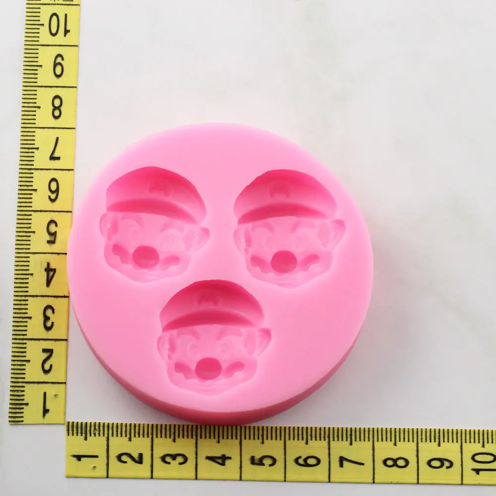 Силиконовые 3D формы Супер Марио для украшения тортов|Формы тортов| |